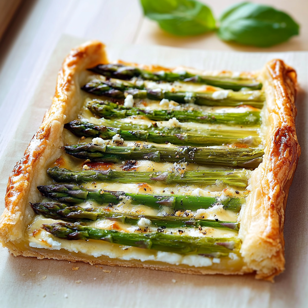 Asparagus and Goat Cheese Tart