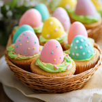 Easter Basket Sugar Cookies Cups