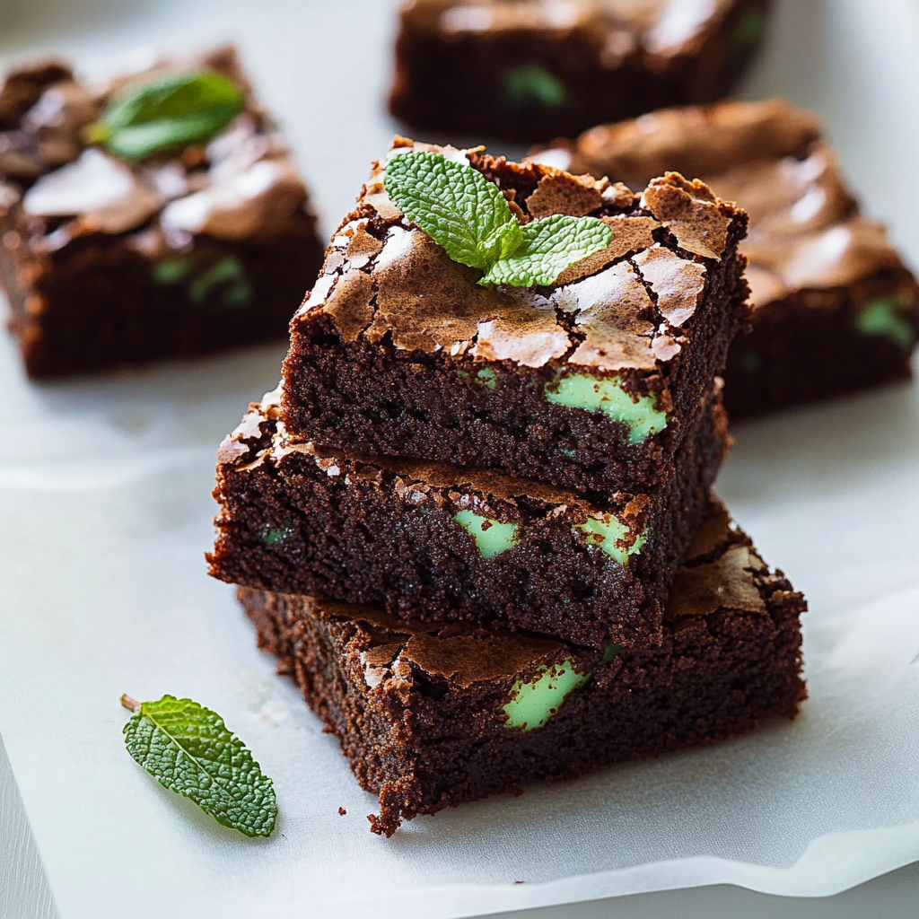 Mint Brownies Fresh and Minty Delight