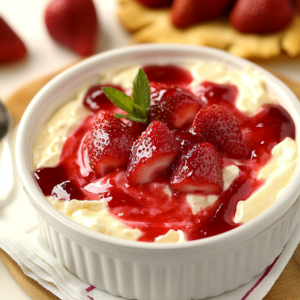 Strawberry Cheesecake Dip Delight