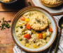 Slow Cooker Chicken Pot Pie Soup