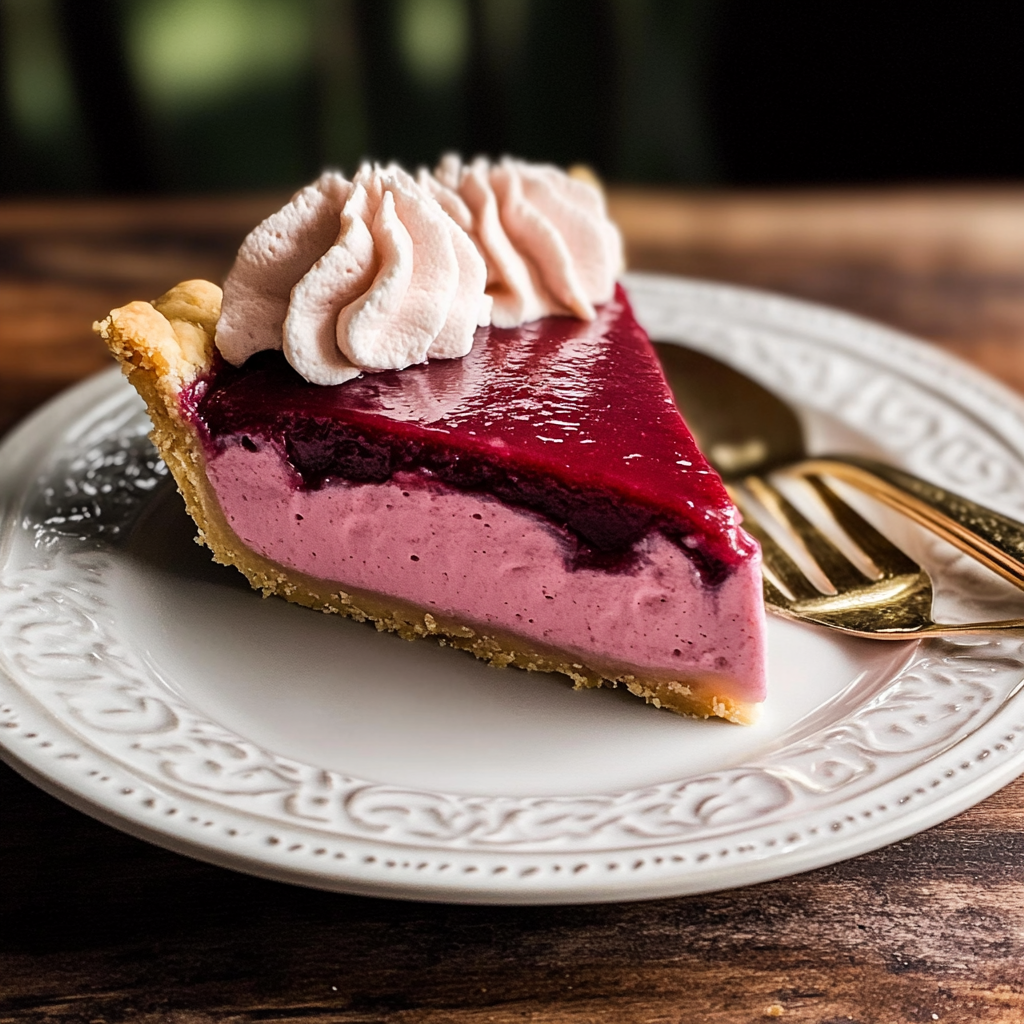 Cranberry Custard Pie
