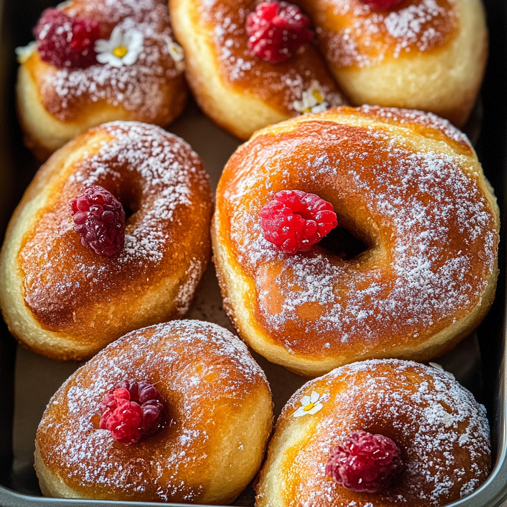 Homemade Brioche Doughnuts