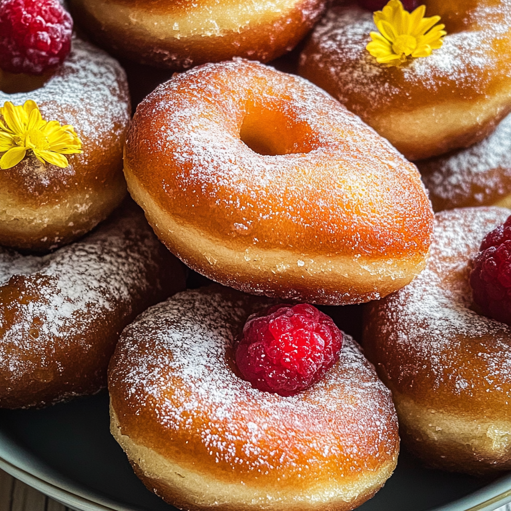 Homemade Brioche Doughnuts