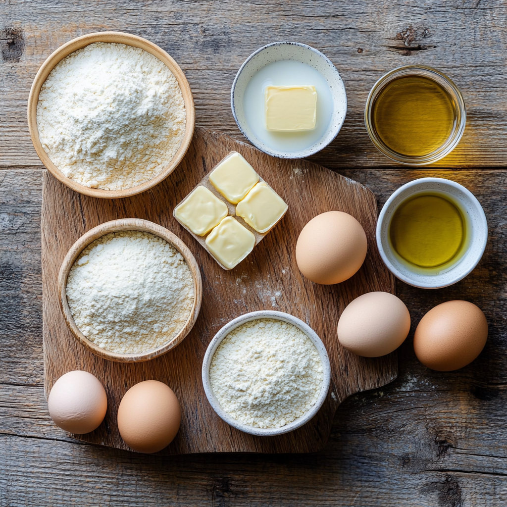 Homemade Brioche Doughnuts ingredients