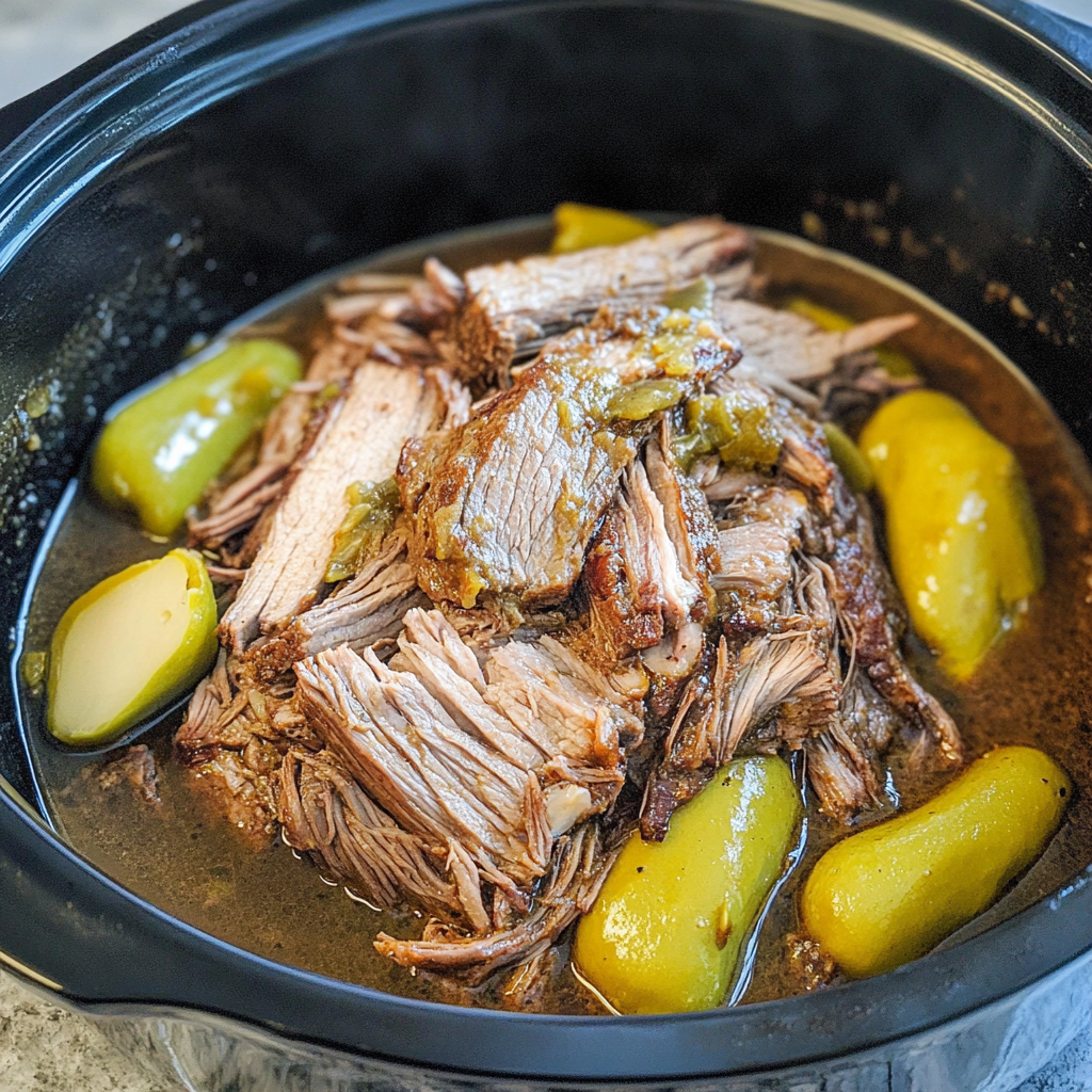 Mississippi Pot Roast with Beef Gravy