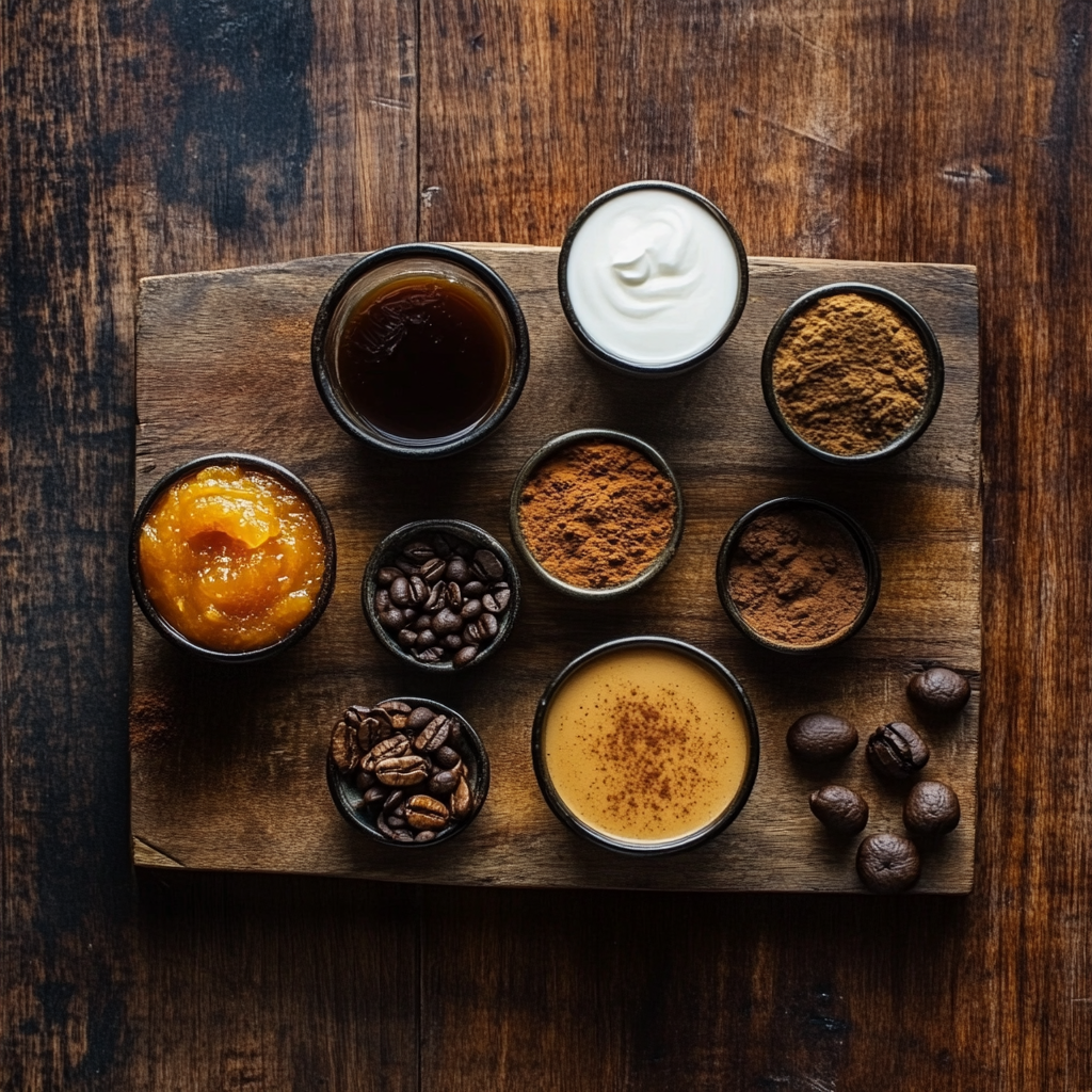 Pumpkin Espresso Martini ingredients