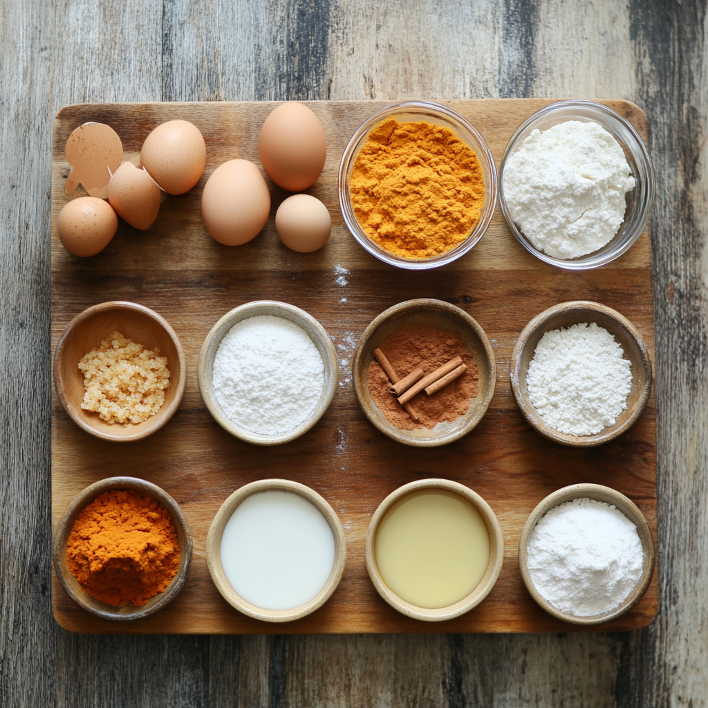 Pumpkin Honeybun Cake ingredients