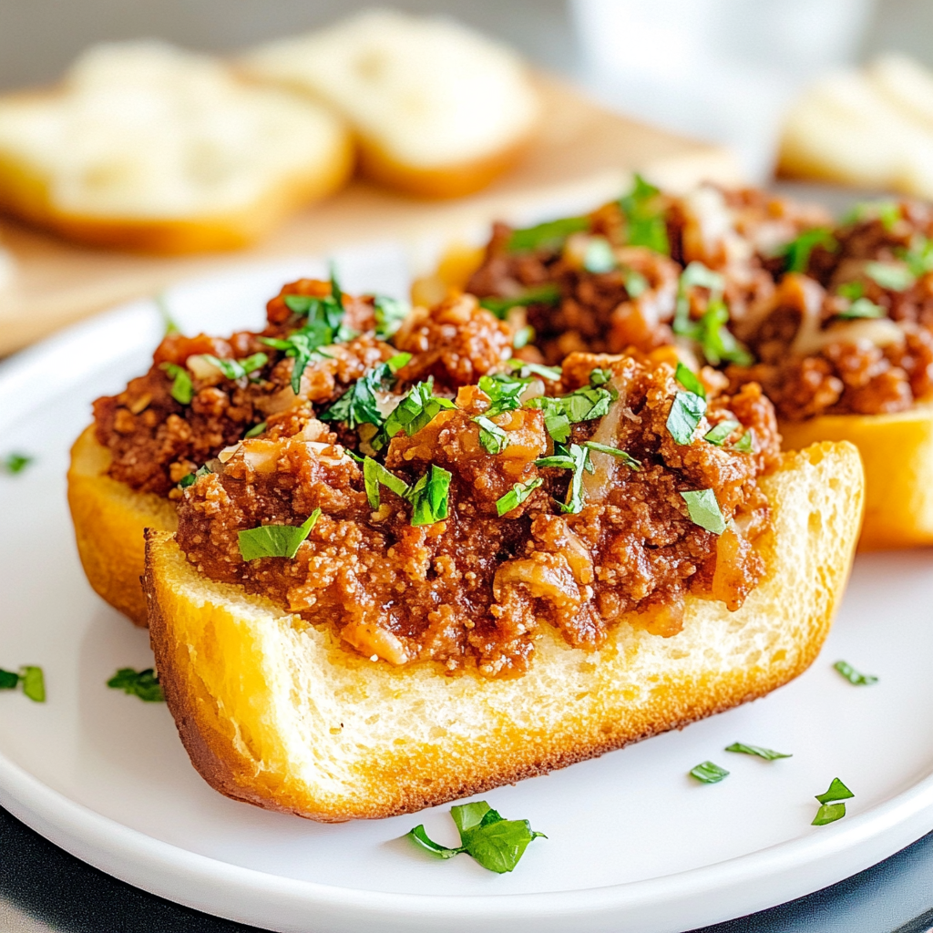 Texas Toast Sloppy Joes