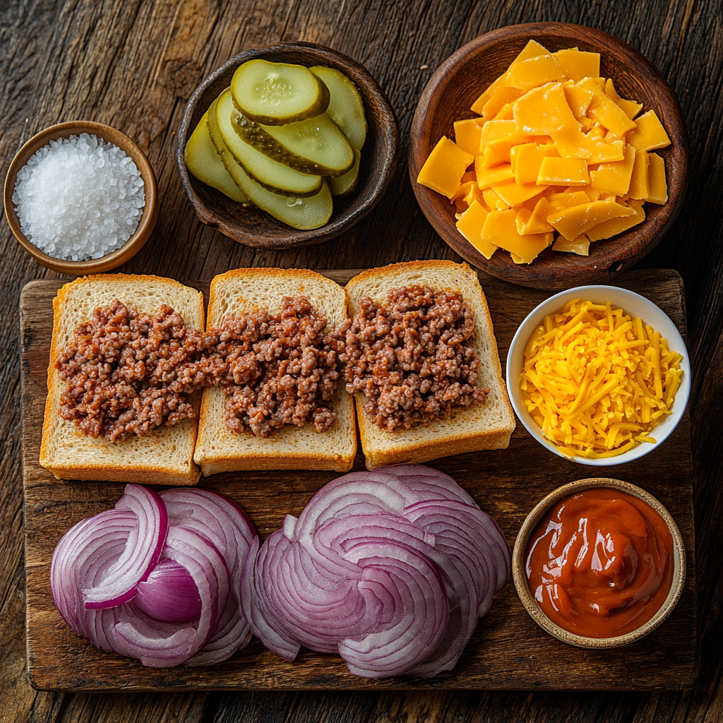 Texas Toast Sloppy Joes ingredients