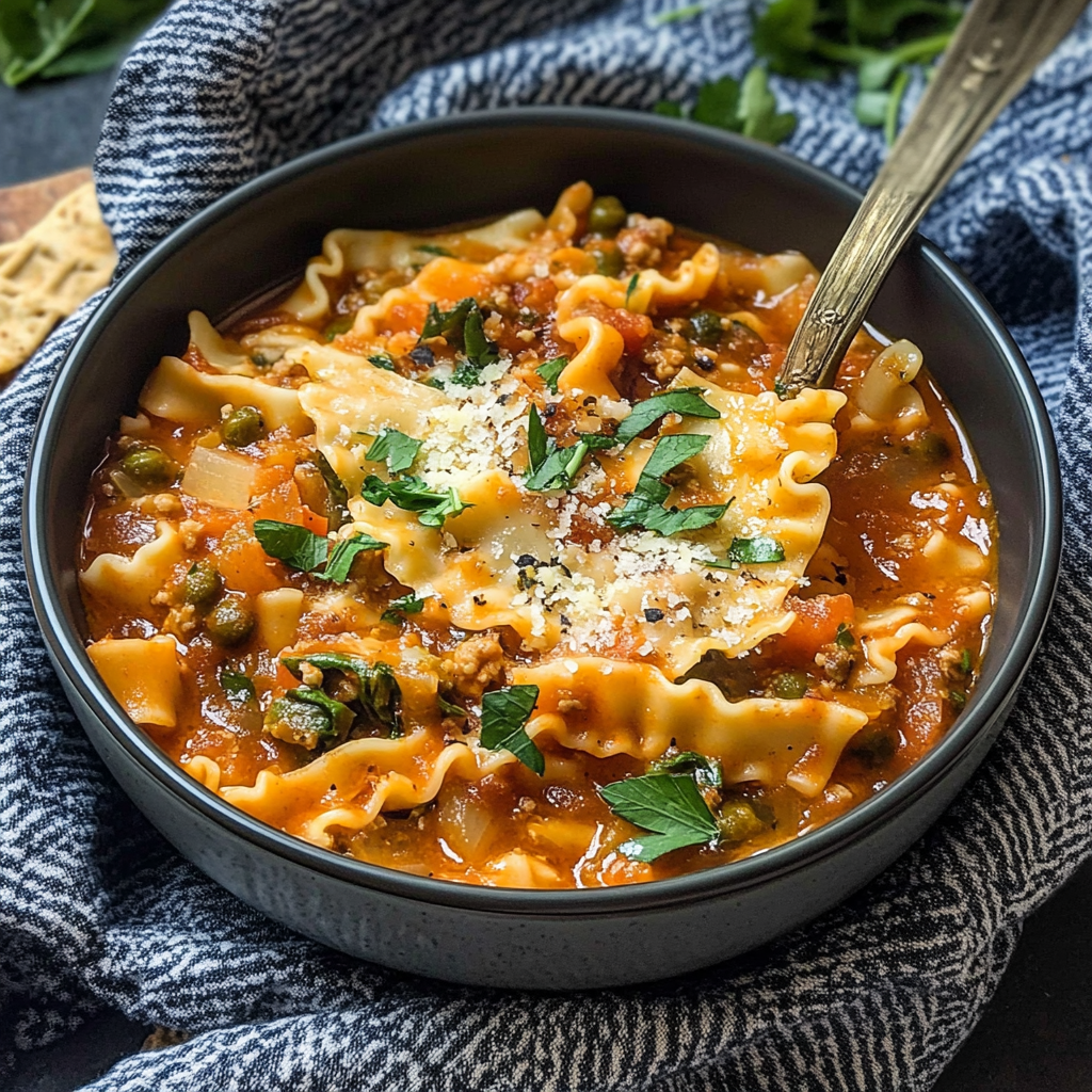 Vegan Lasagna Soup