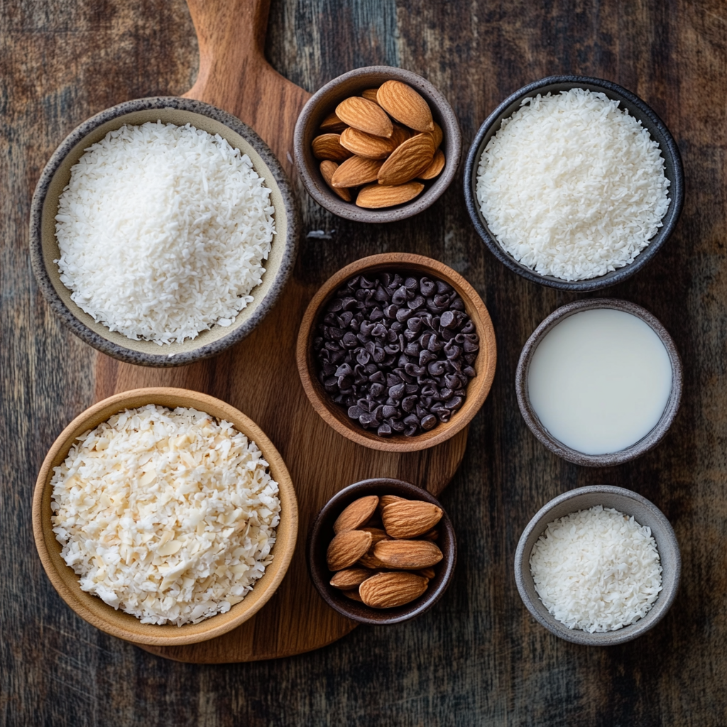 Almond Joy Truffles ingredients