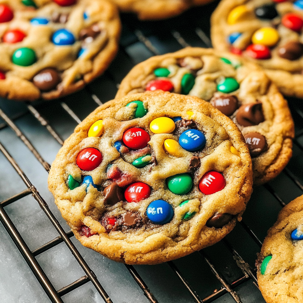 BEST M&M Cookies