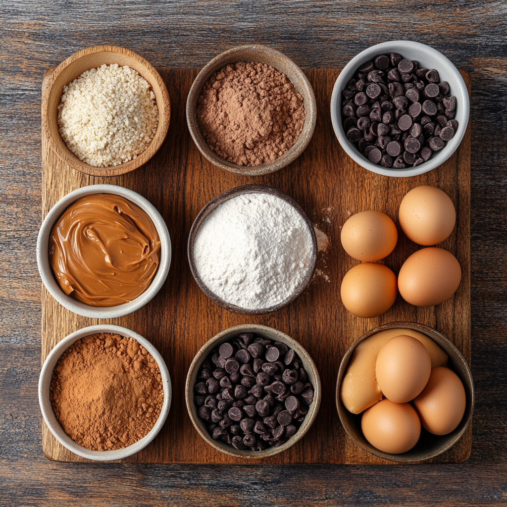 Buckeye Brownies ingredients