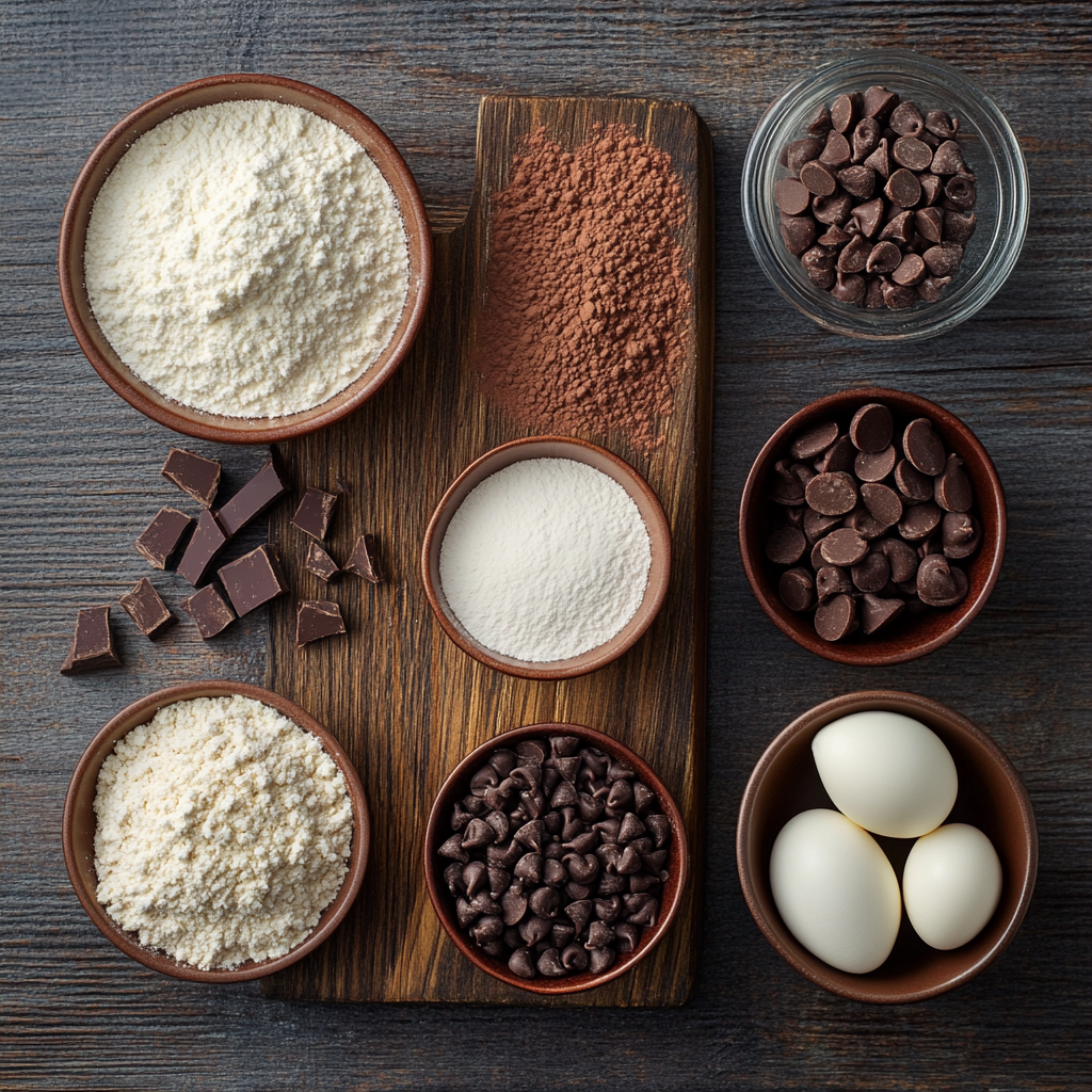Chocolate Peppermint Cake ingredients