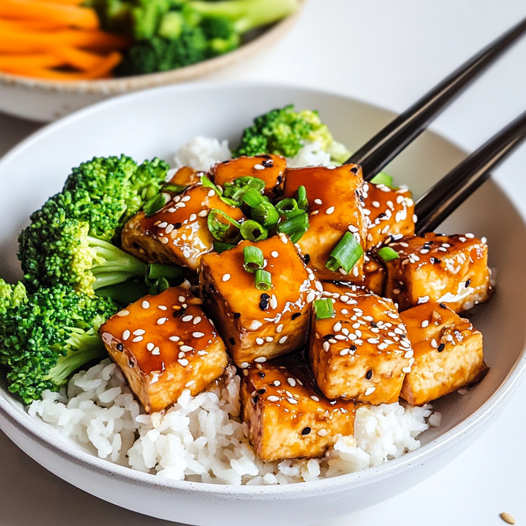 Crispy Orange Tofu