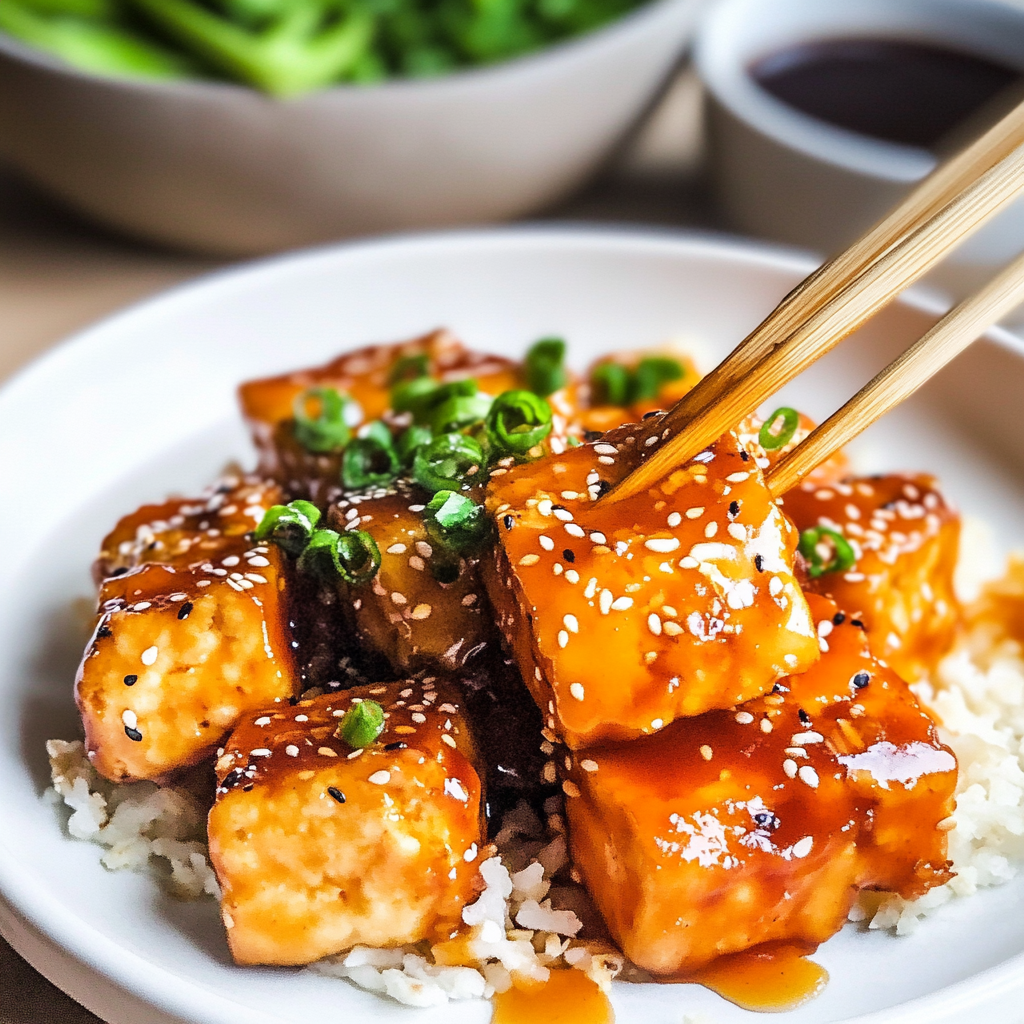 Crispy Orange Tofu