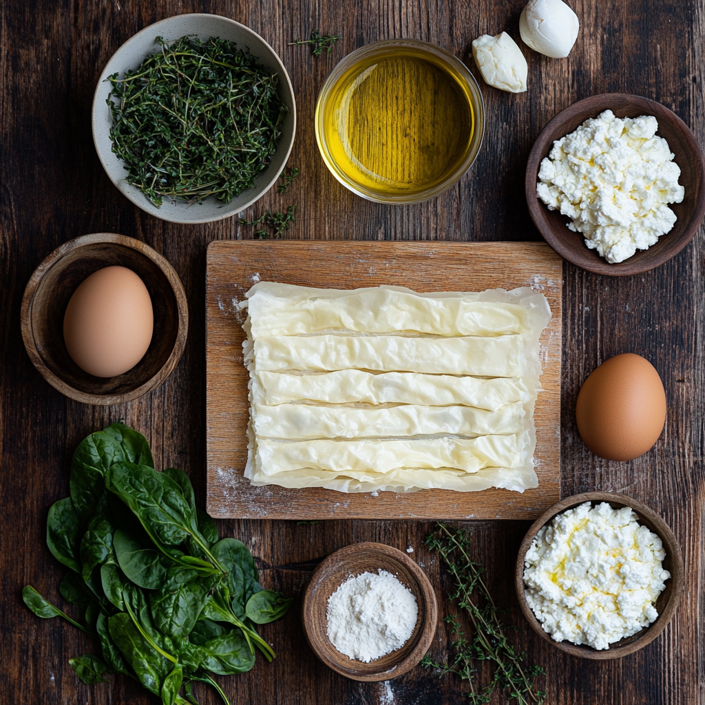 Easy Christmas Appetizer ingredients