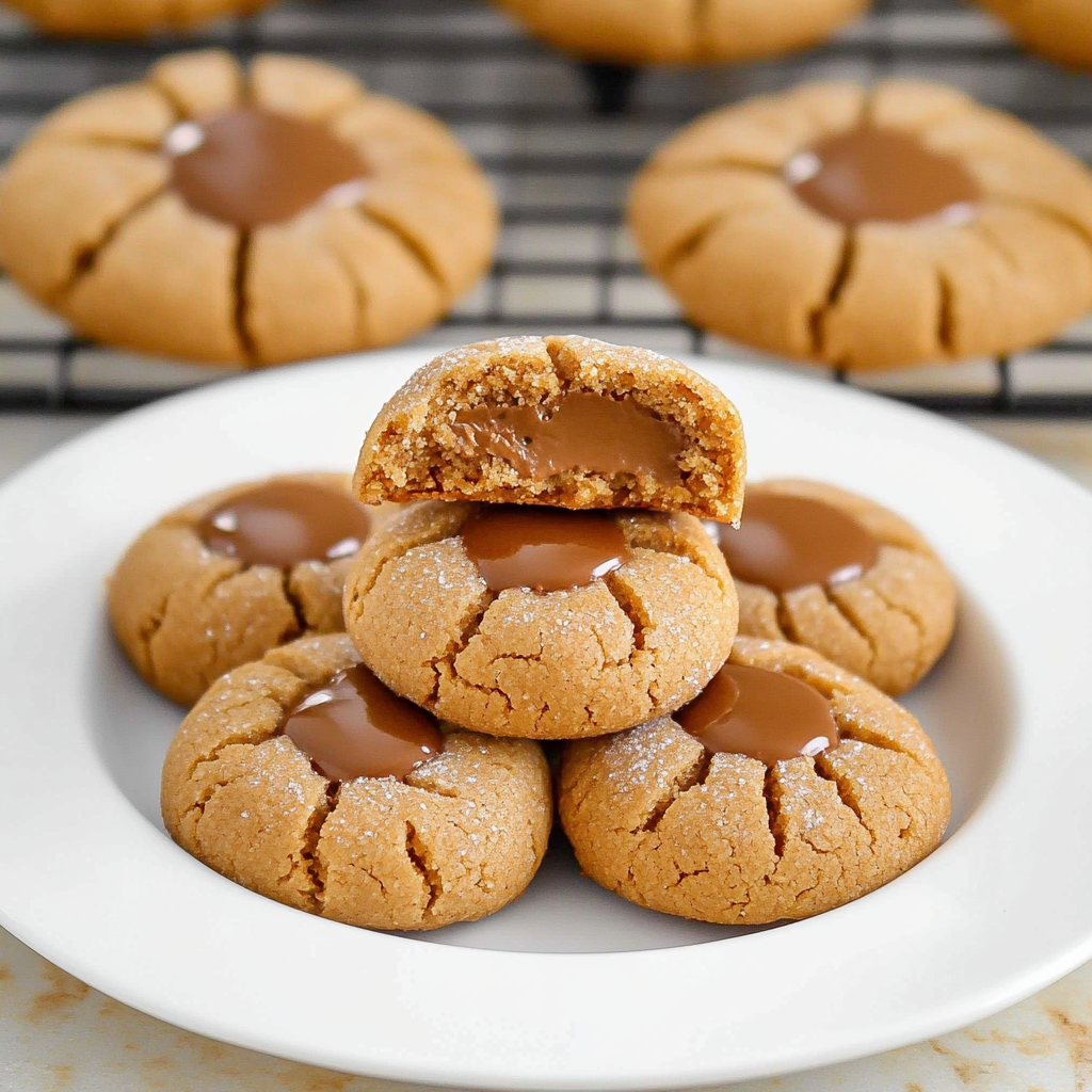 Easy Peanut Butter Blossom Cookies