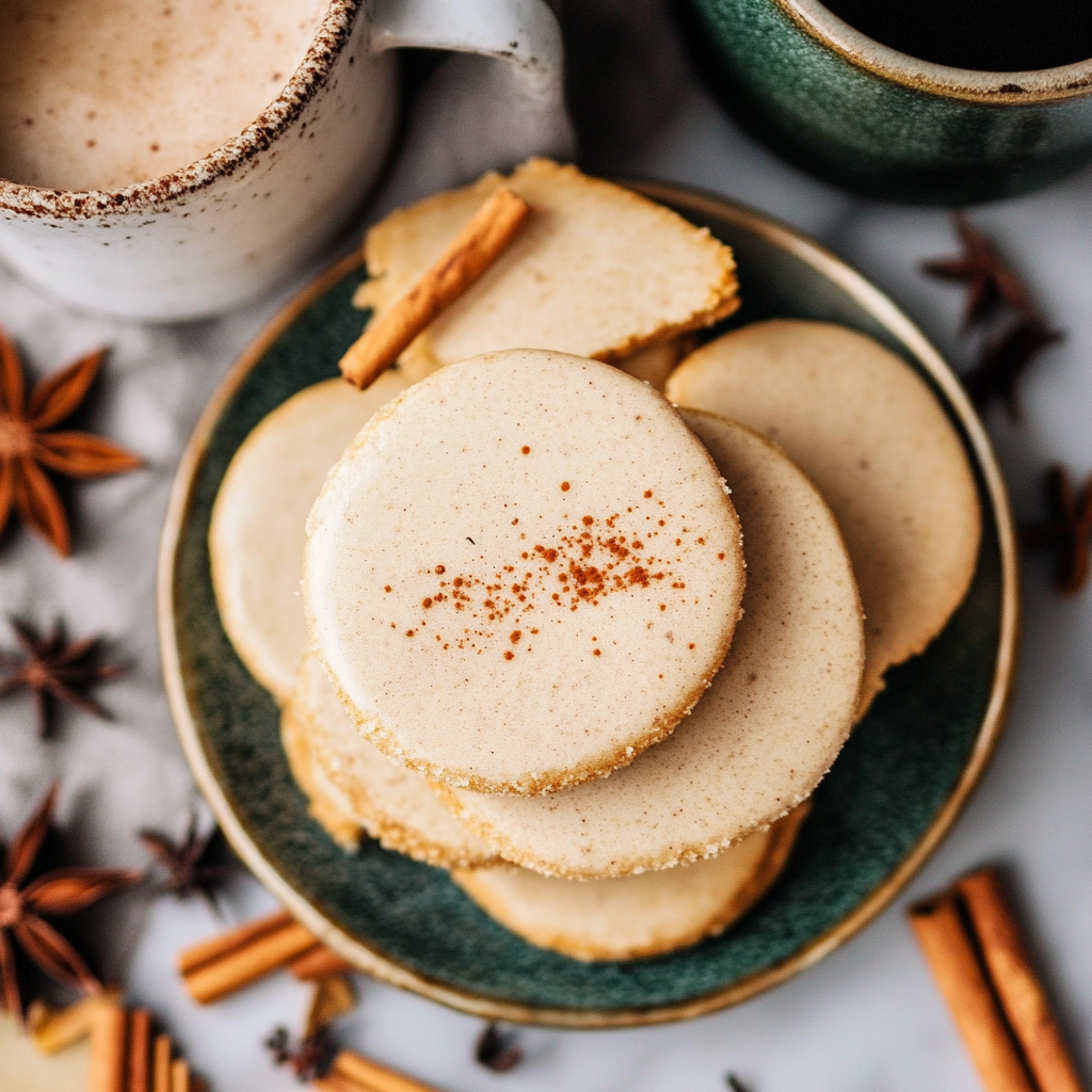 Easy Vanilla Chai Shortbread Cookies