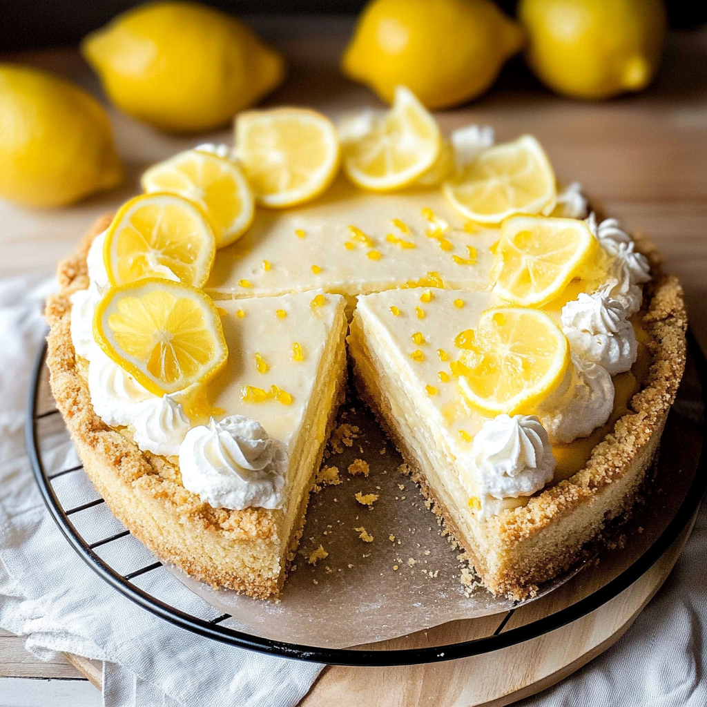 Giant Lemon Cookie Cake