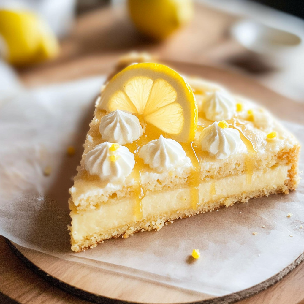 Giant Lemon Cookie Cake