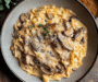Leek and Mushroom Gruyere Pasta