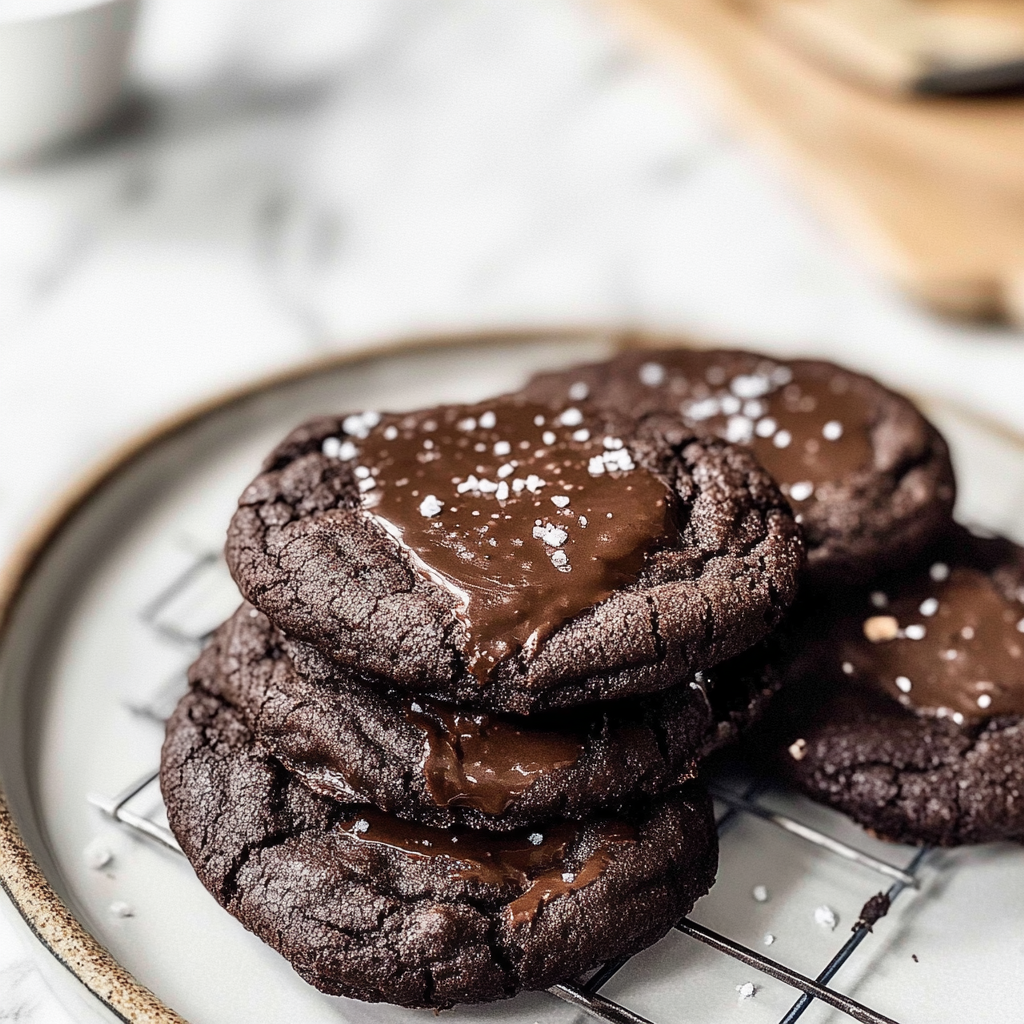 Nutella Chocolate Lava Cookies