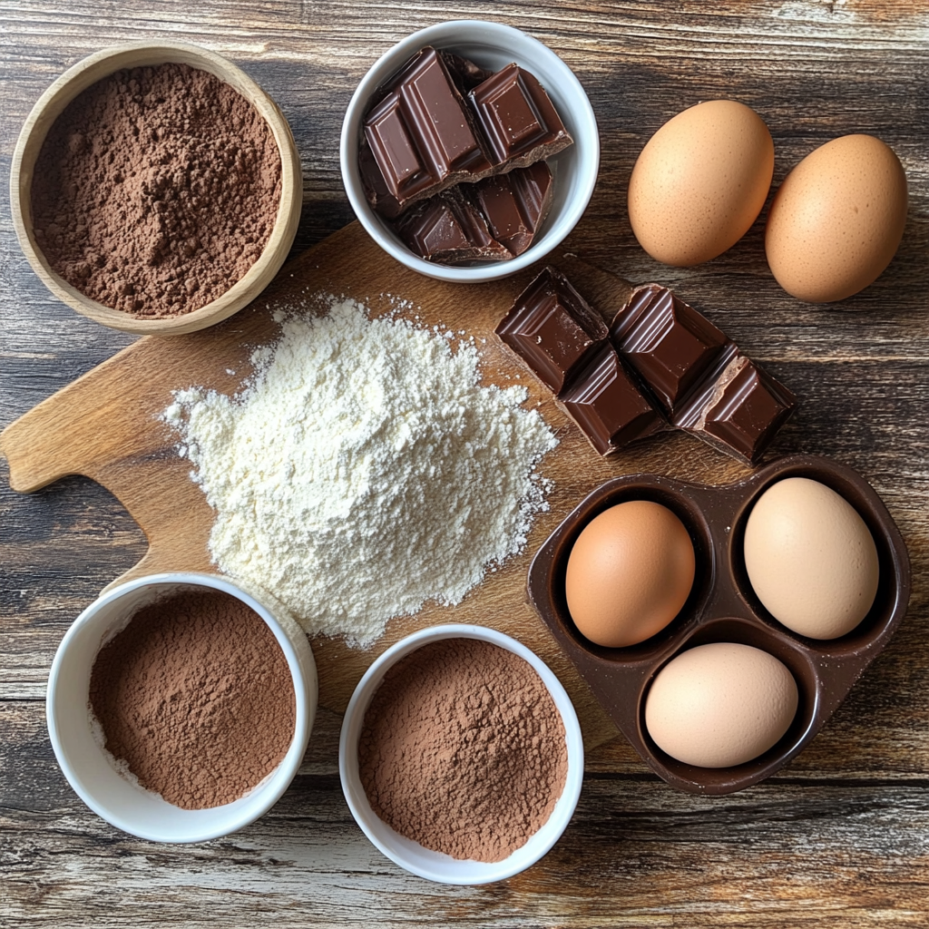 Nutella Chocolate Lava Cookies ingredients
