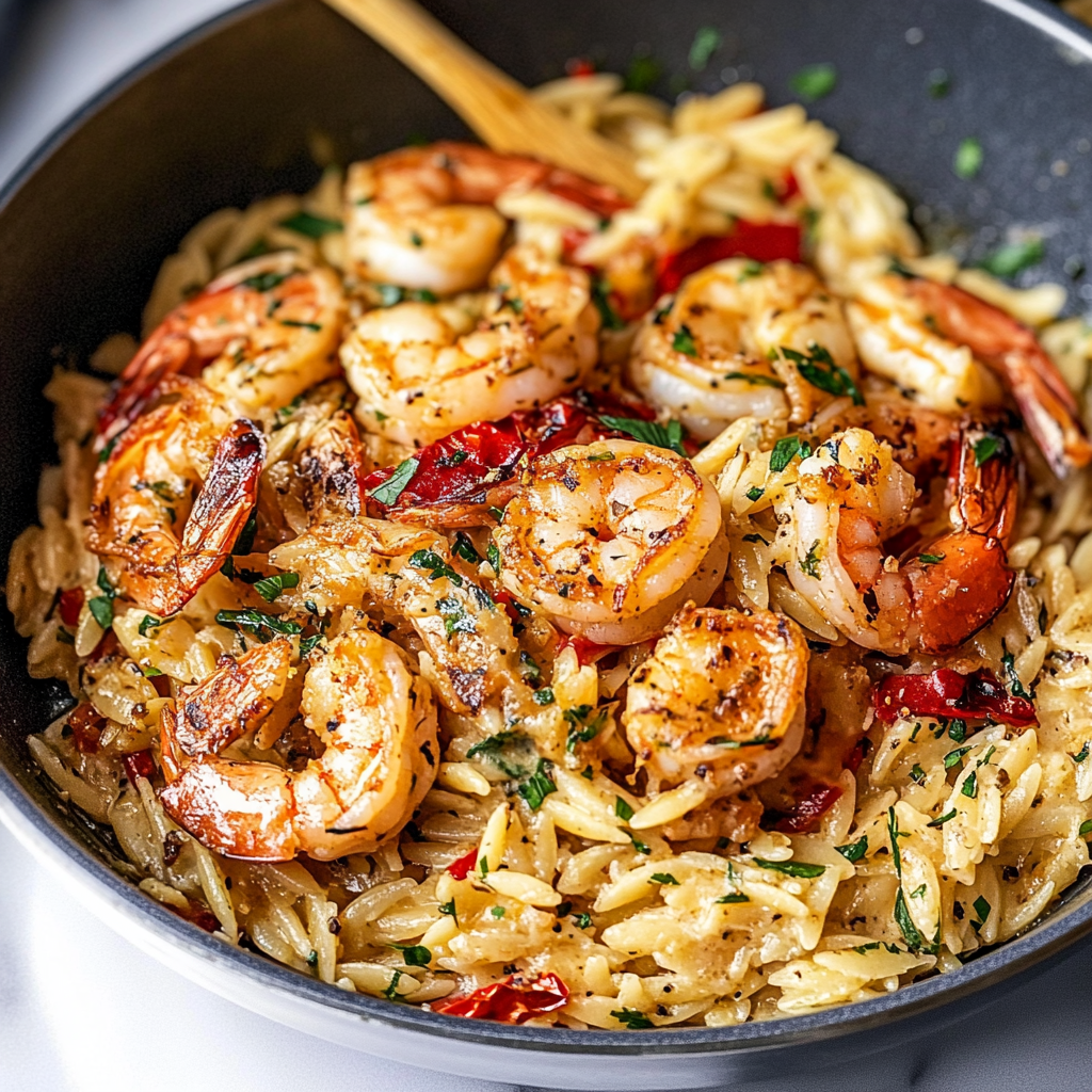One Pot Marry Me Shrimp and Orzo Pasta