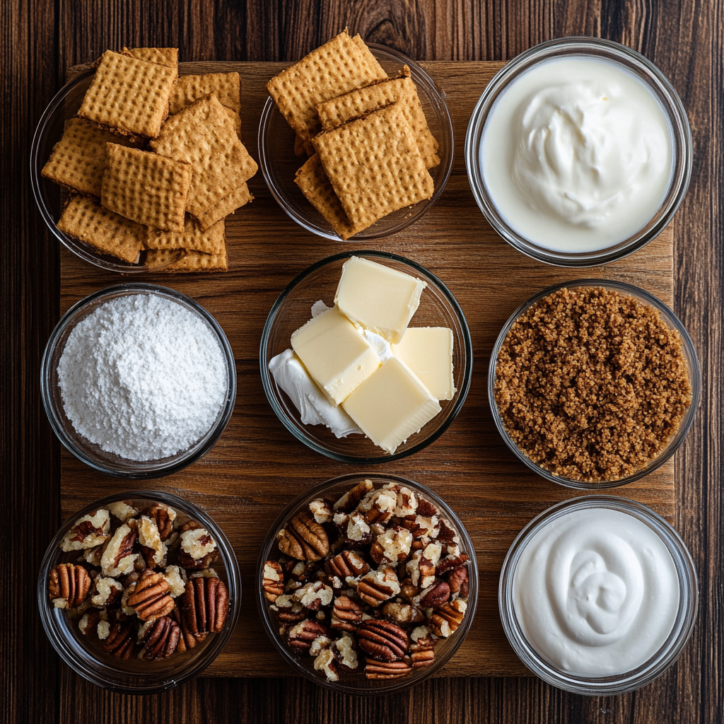Pecan Pie Cheesecake ingredients