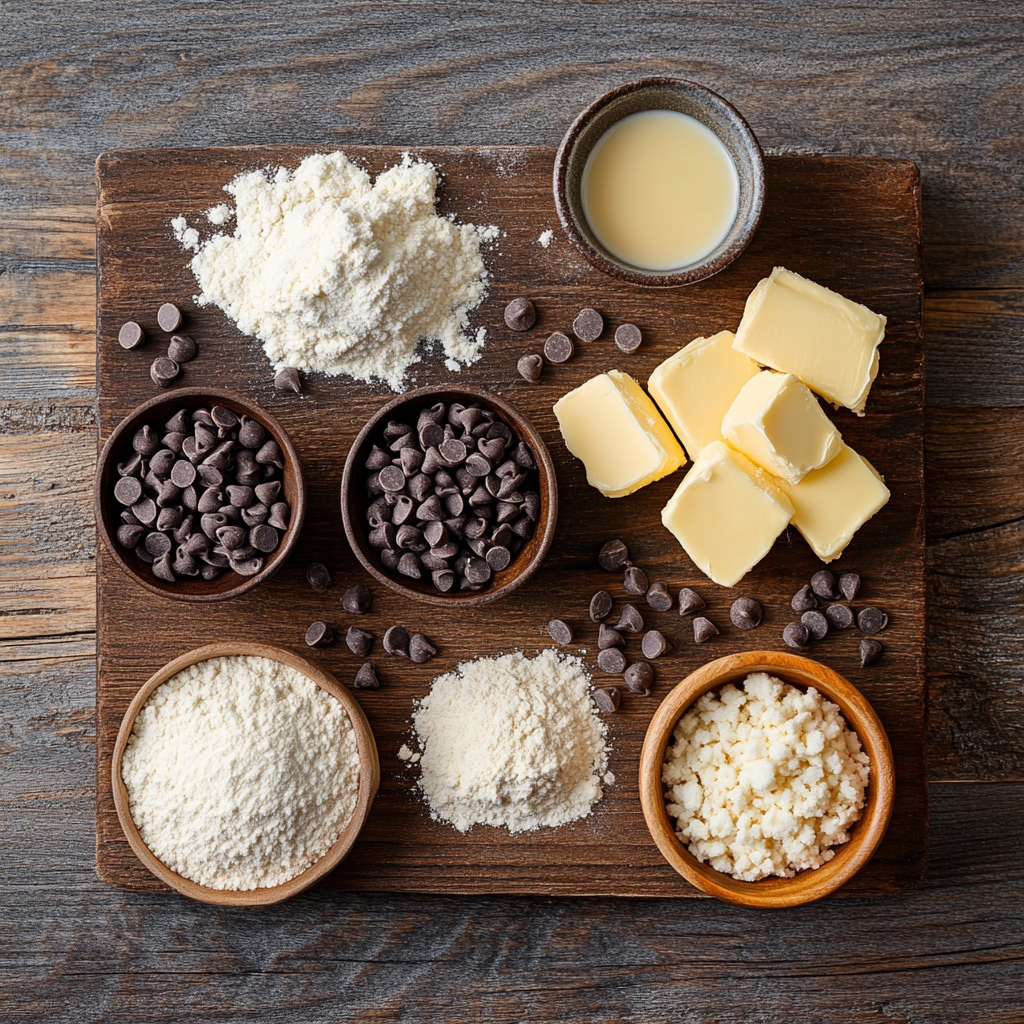 Sugar Cookie Dough Dip ingredients