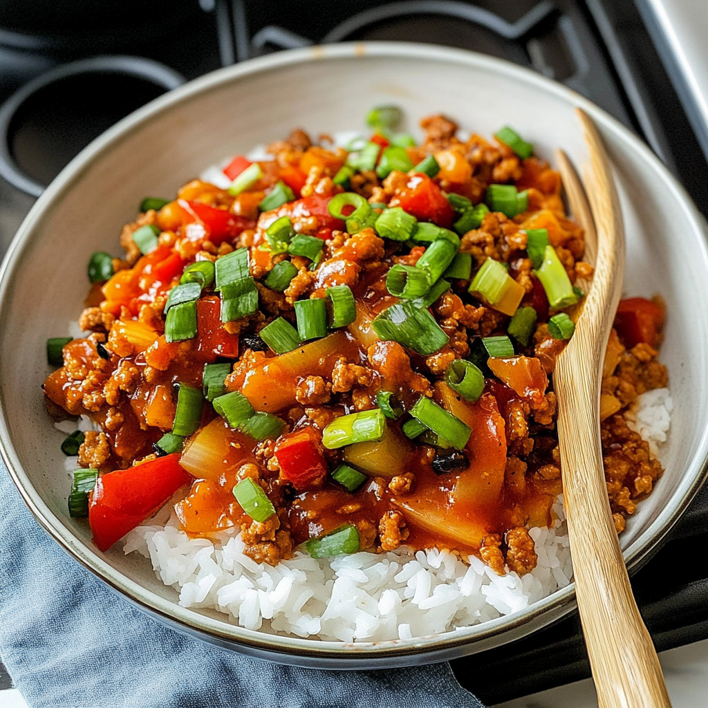 Sweet & Sour Ground Chicken