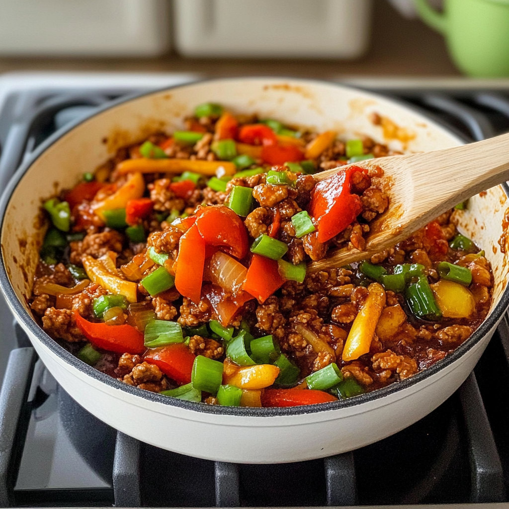 Sweet & Sour Ground Chicken