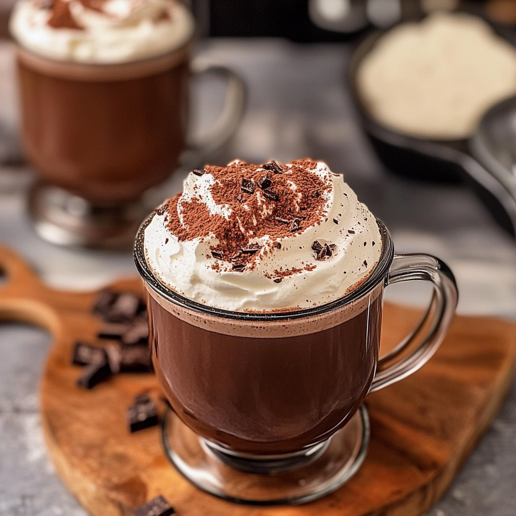 Tini’s Hot Chocolate with Peppermint Whipped Cream