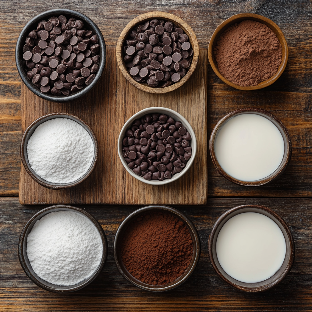 Tini’s Hot Chocolate with Peppermint Whipped Cream ingredients