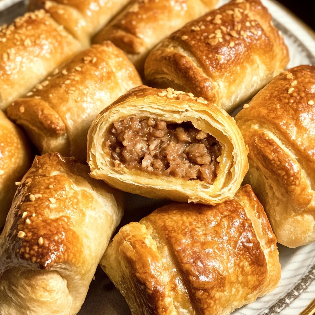 Turkey Apple Sausage Rolls