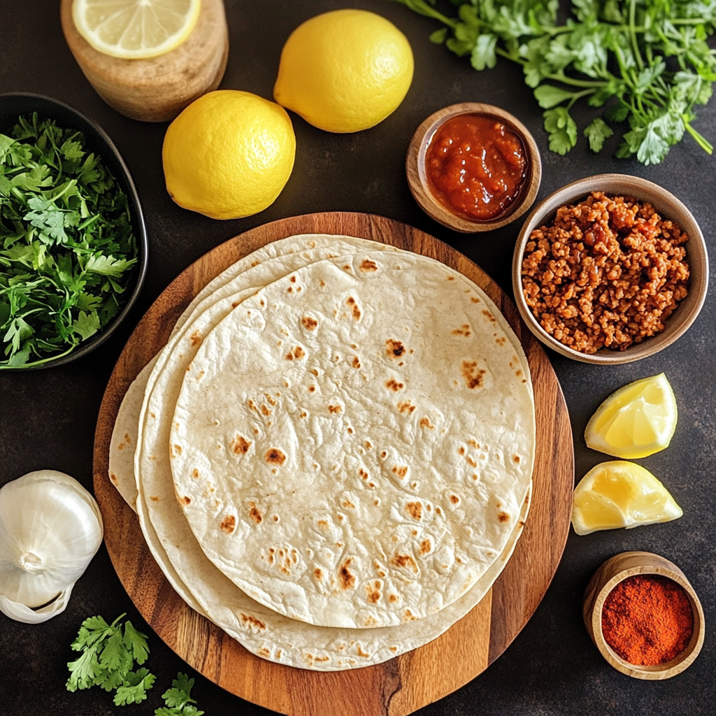 Turkey Lahmacun ingredients
