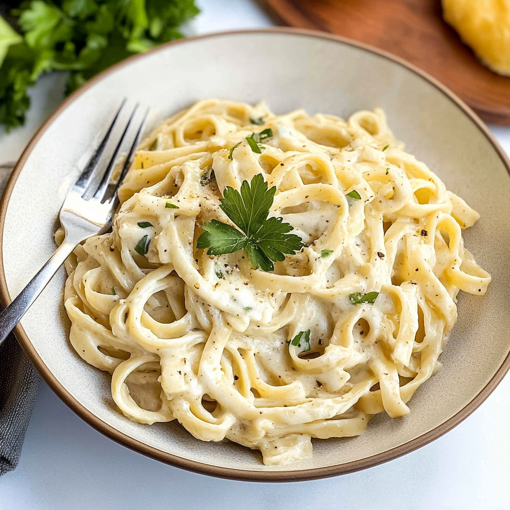 Vegan Fettuccine Alfredo