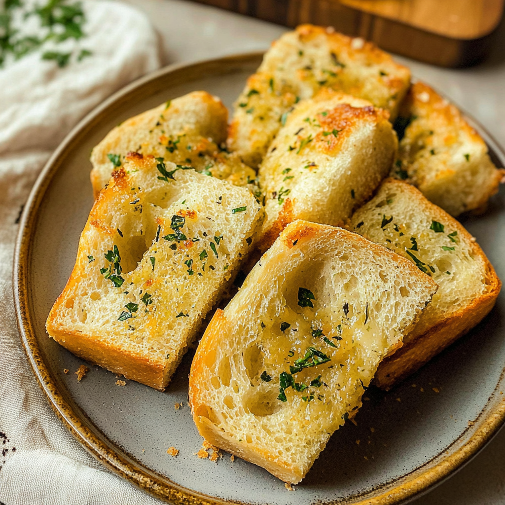 Air Fryer Garlic Bread