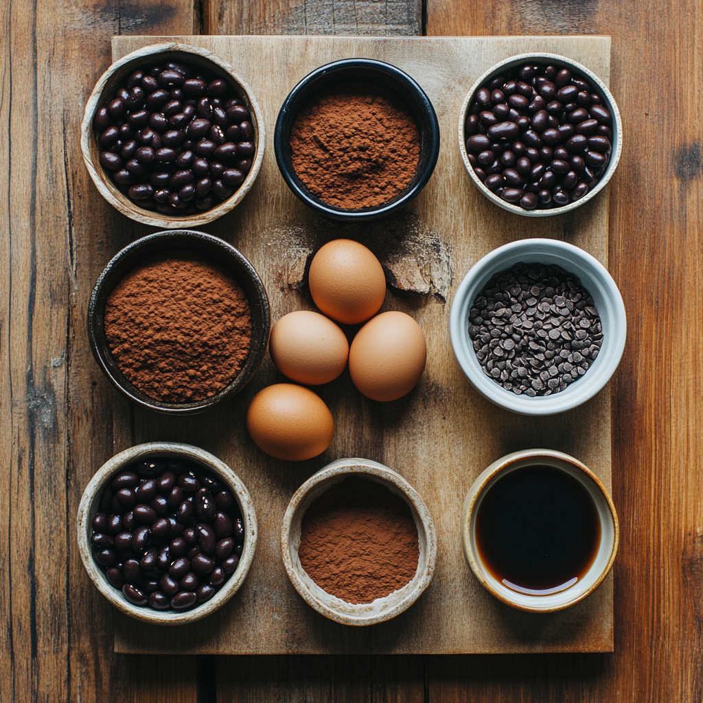 Black Bean Brownies ingredients