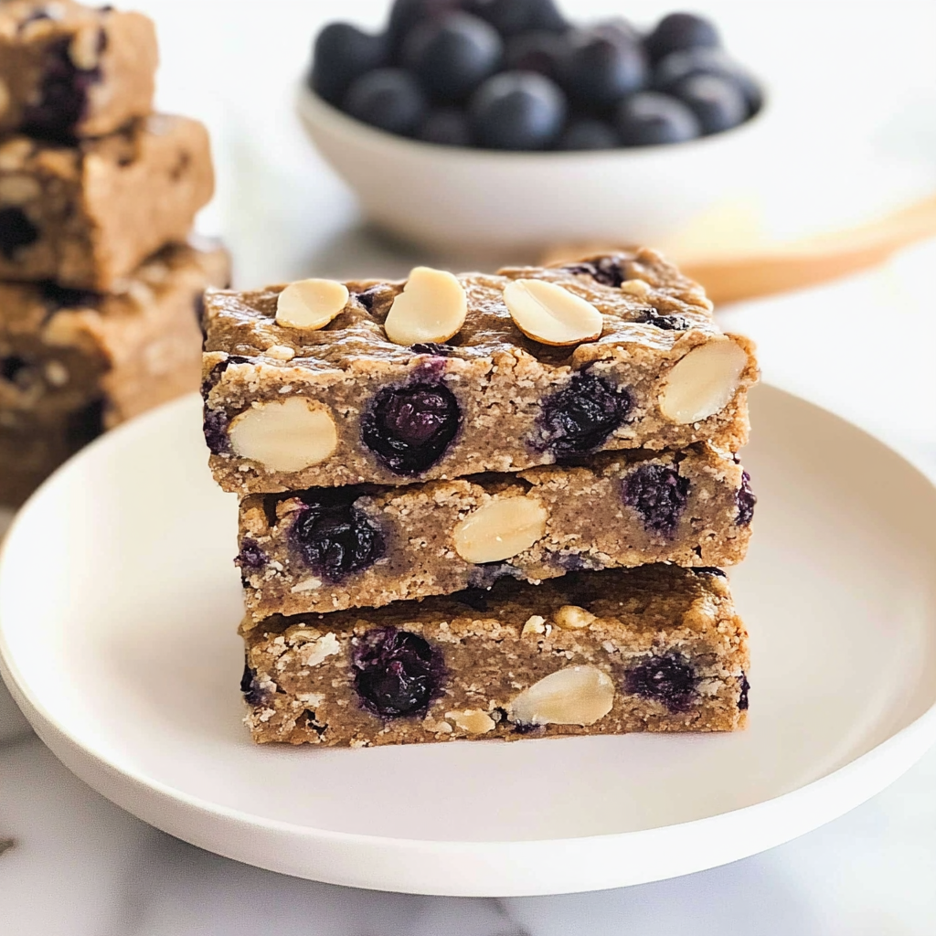 Blueberry Banana Almond Breakfast Bars