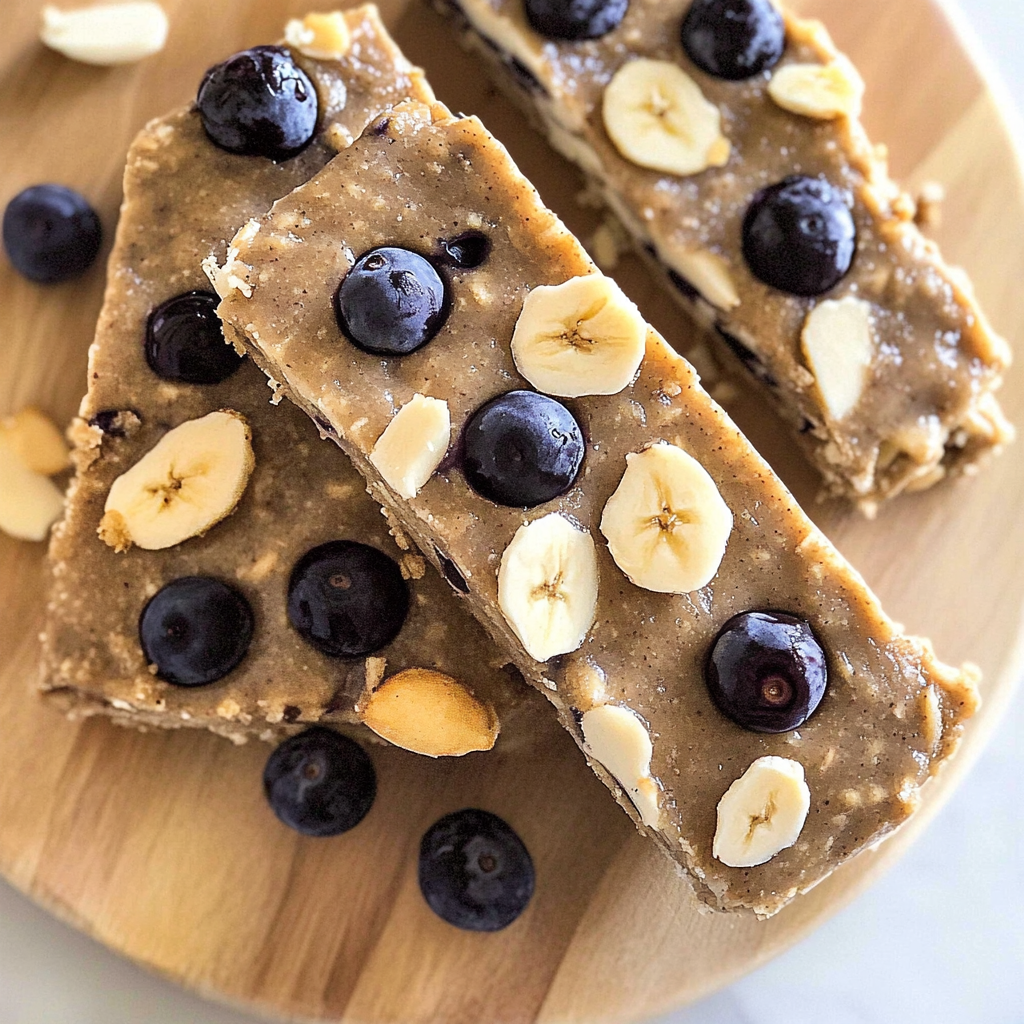 Blueberry Banana Almond Breakfast Bars