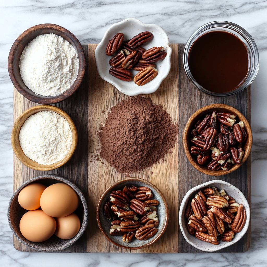 Chocolate Mud Bars ingredients