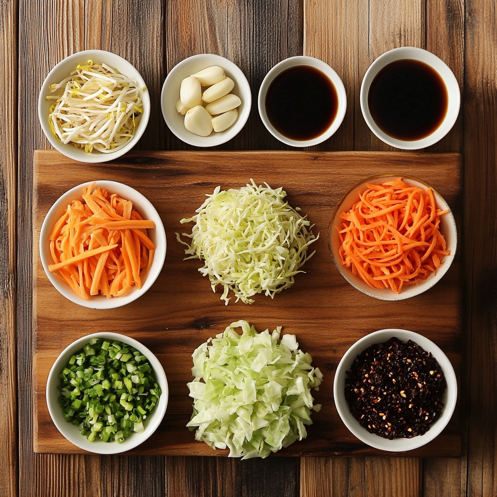 Copycat Panda Express Chow Mein ingredients