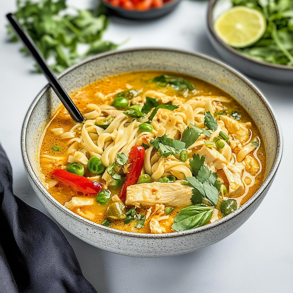 Curry Chicken Noodle Soup