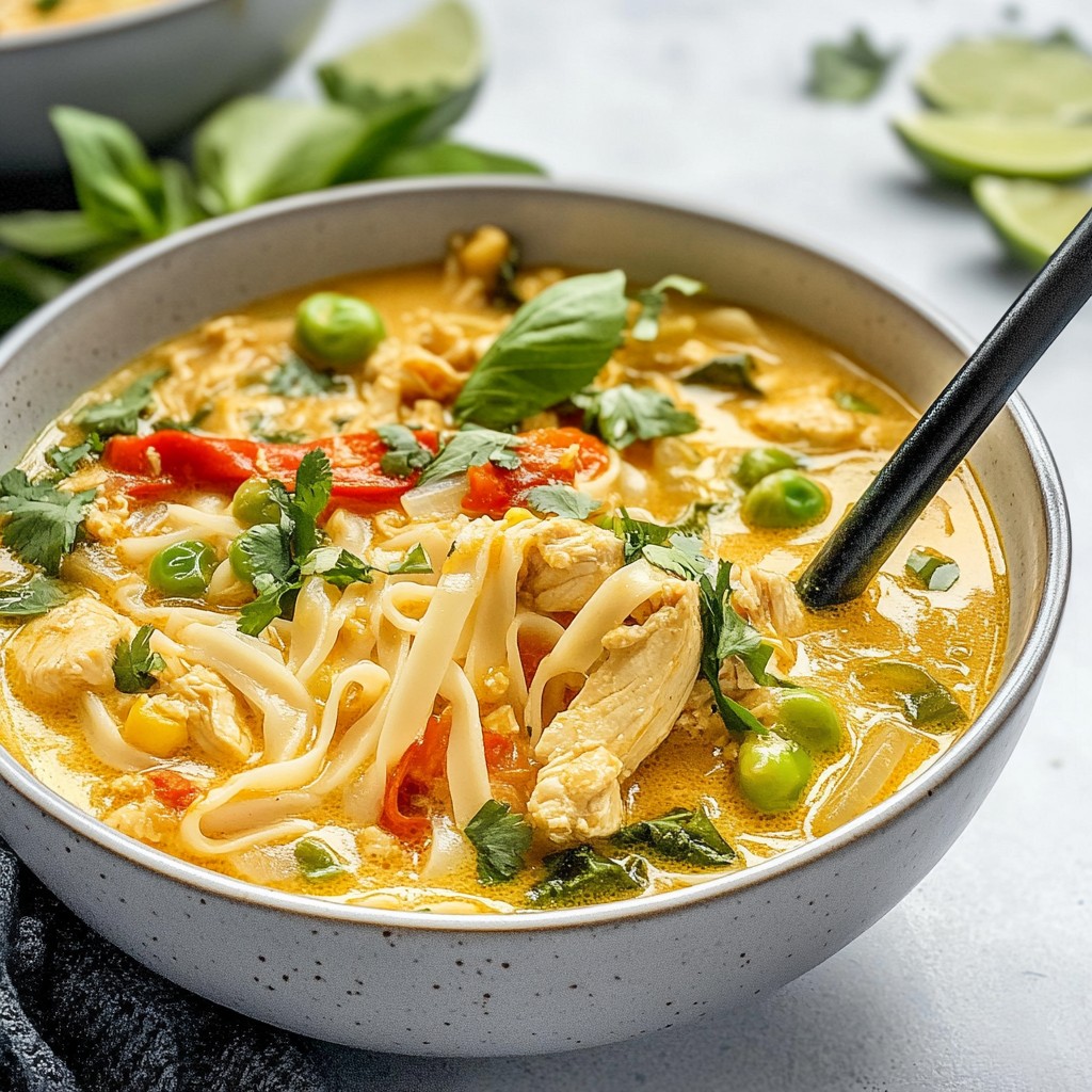 Curry Chicken Noodle Soup