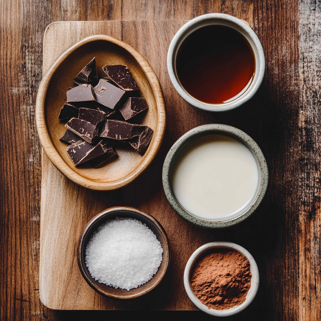 Dairy-Free Hot Chocolate ingredients