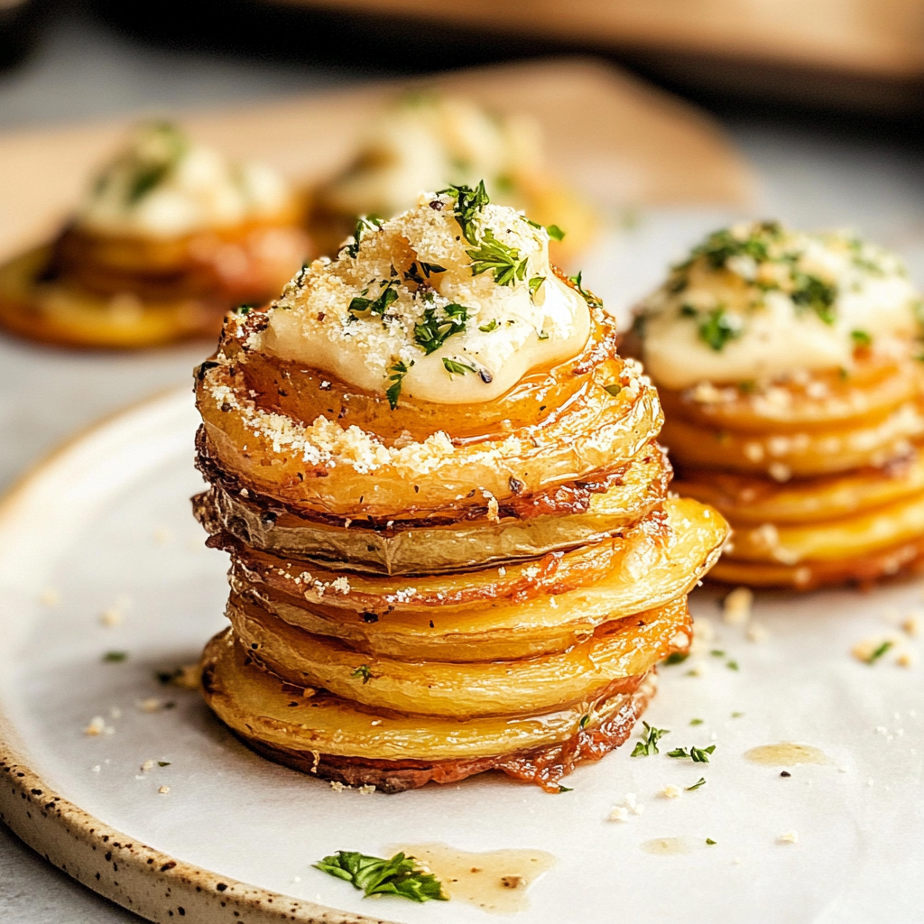 Easy Potato Stacks