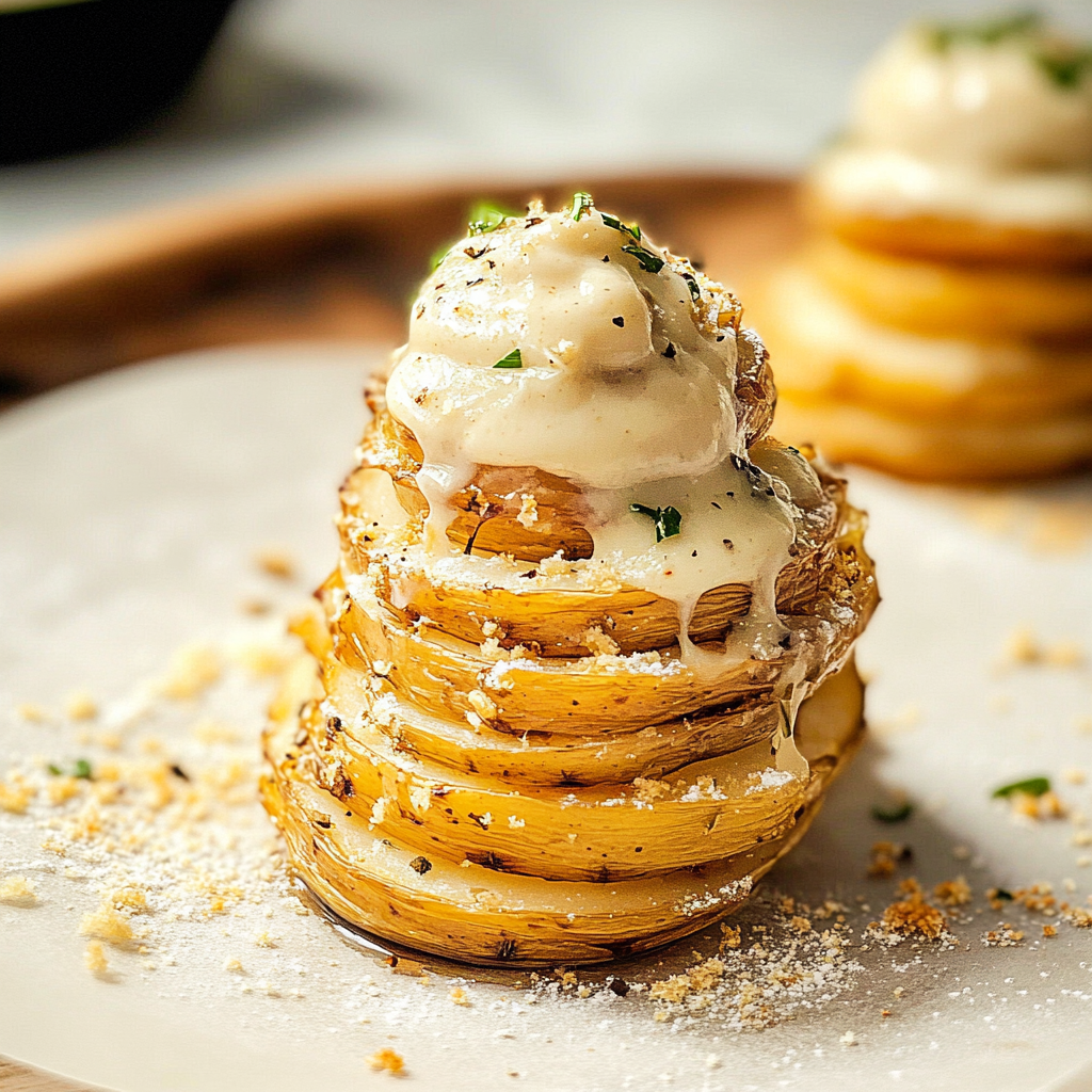 Easy Potato Stacks